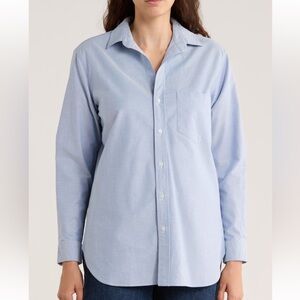 NWT Frank & Eileen Boyfriend Cotton Button Up Shirt